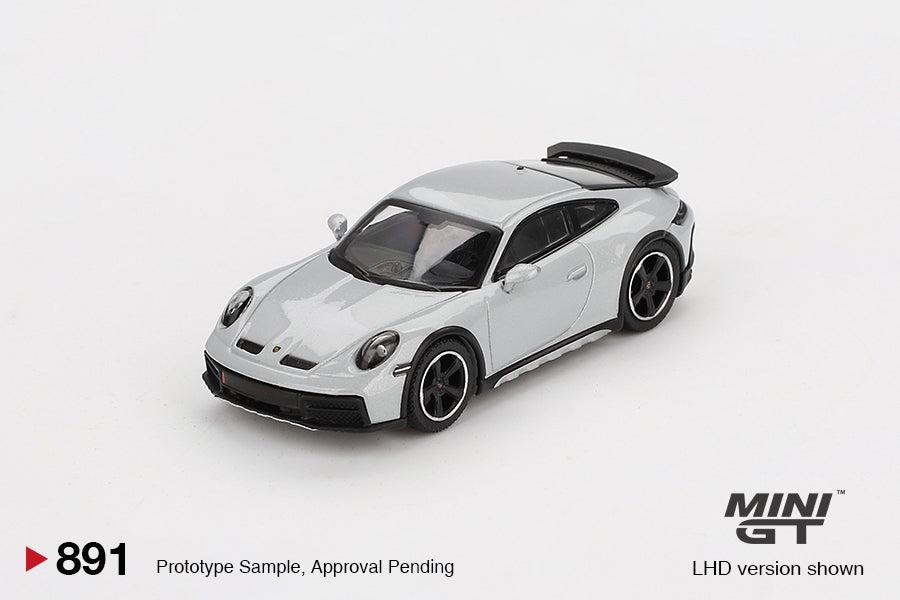 Mini GT Porsche 911 Dakar Ice Gray 1:64 Die Cast