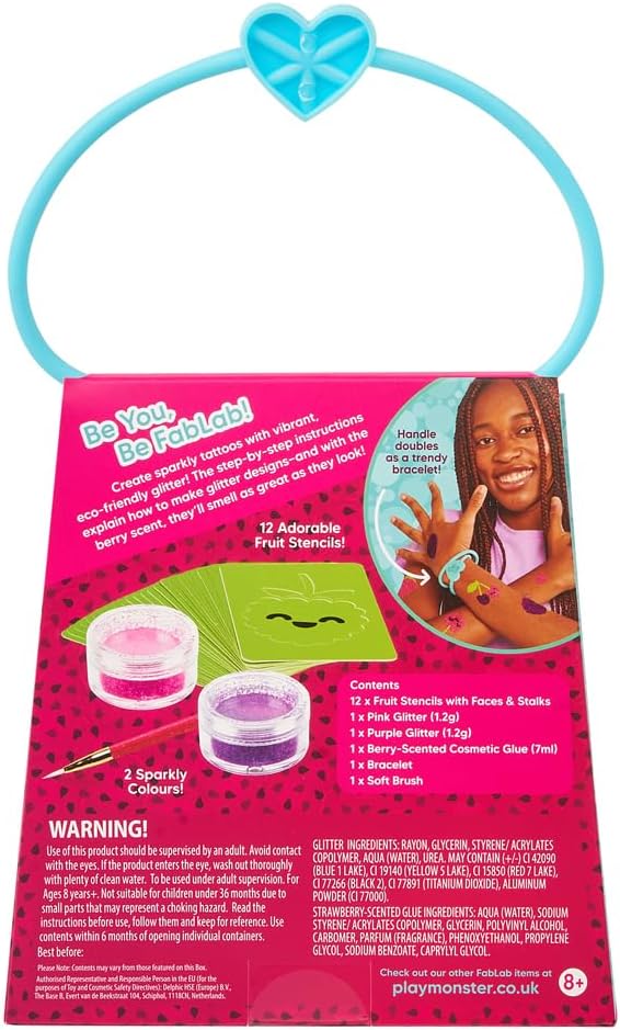 FabLab Fruiti Tuttis Berry Burst Scented Glitter