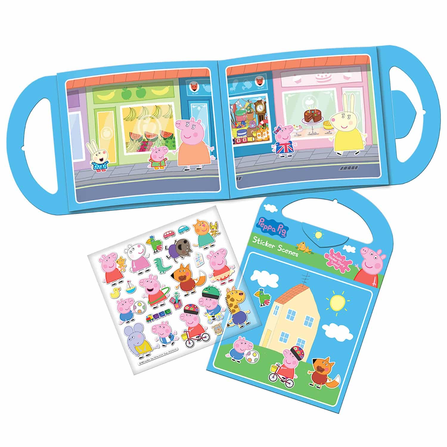 Peppa Pig Sticker Scene Set