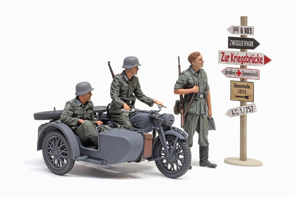 Tamiya KS600 Motorbike & sidecar 1:35 Scale Kit