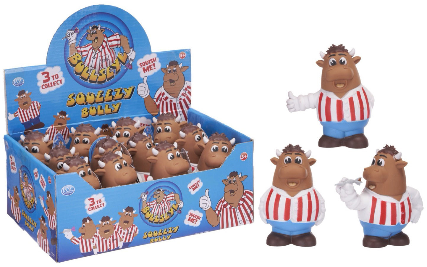 Bullseye Squeezy Bully Figure