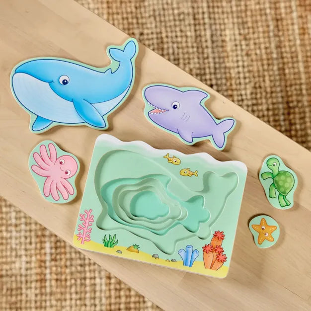 Orchard Under The Sea Wooden Nesting Puzzle