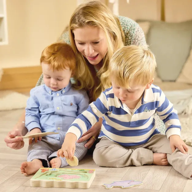 Orchard Under The Sea Wooden Nesting Puzzle