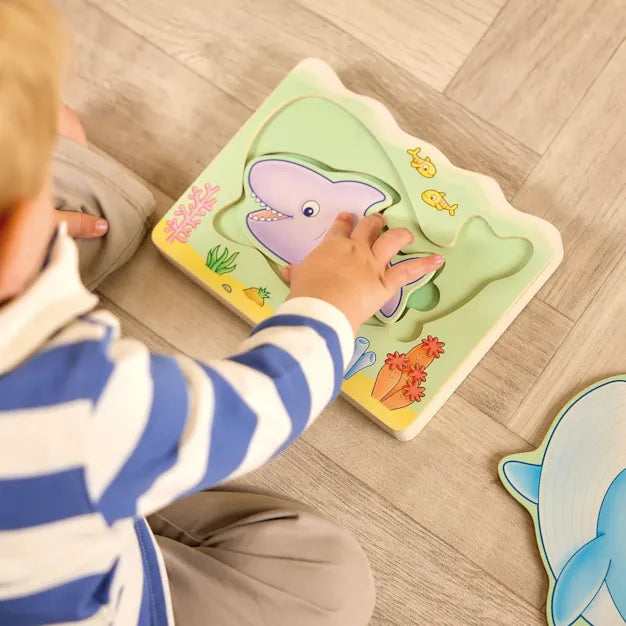 Orchard Under The Sea Wooden Nesting Puzzle