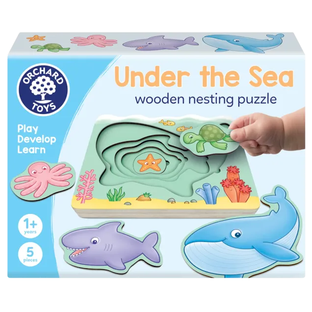 Orchard Under The Sea Wooden Nesting Puzzle