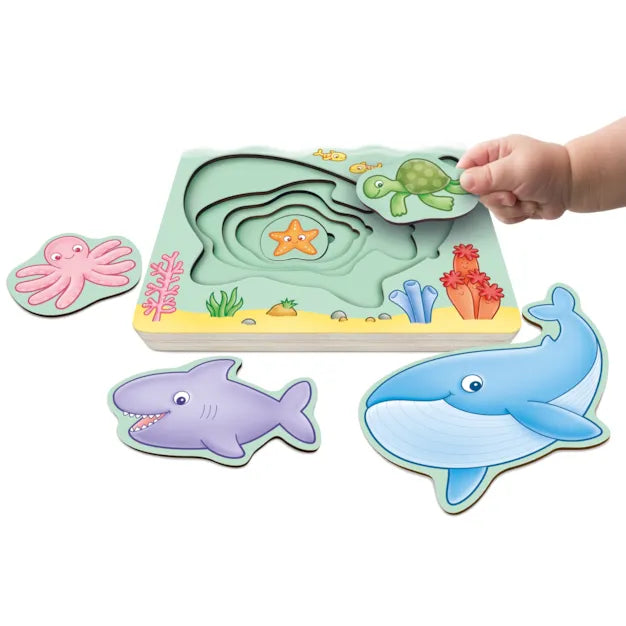 Orchard Under The Sea Wooden Nesting Puzzle
