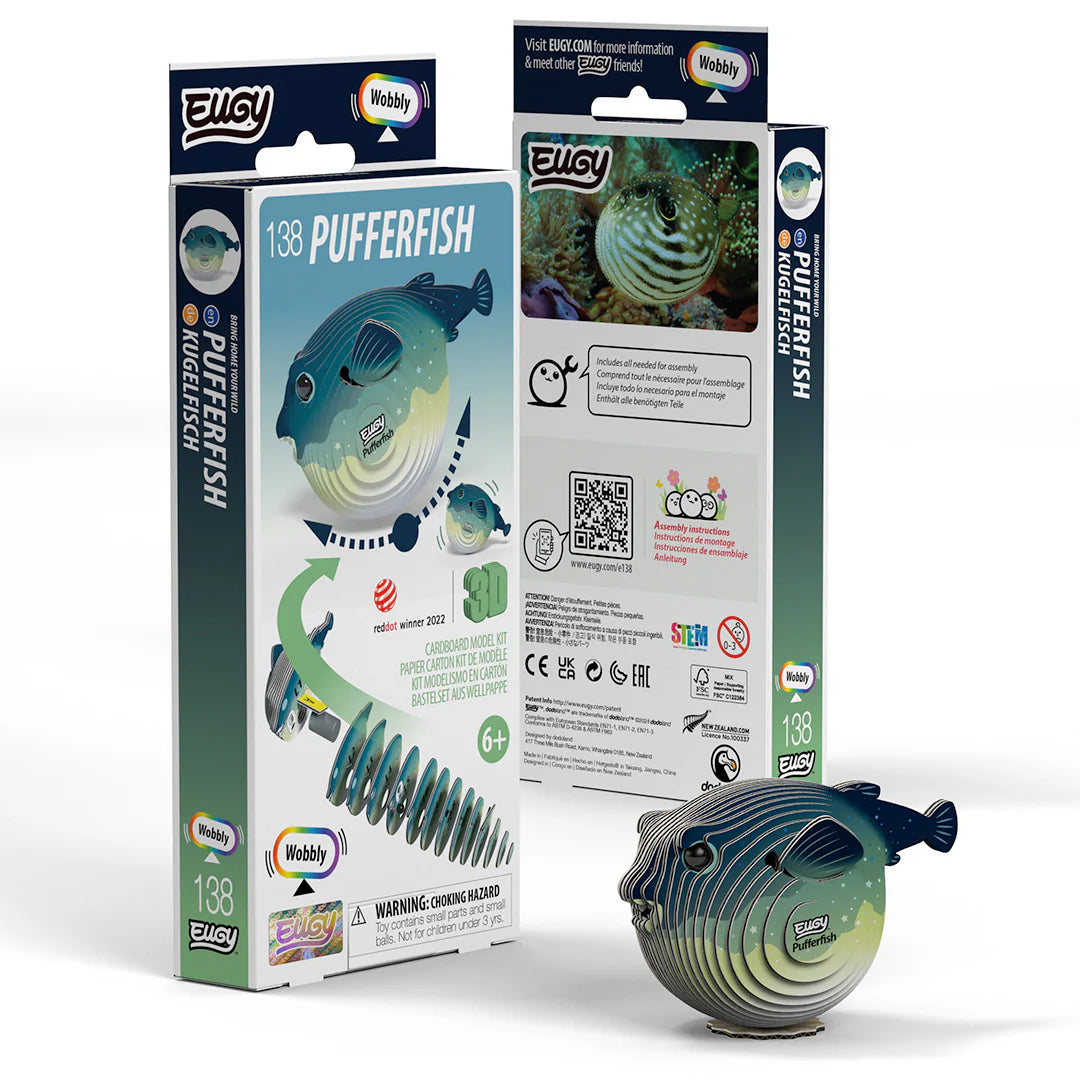 EUGY Pufferfish 3D Puzzle