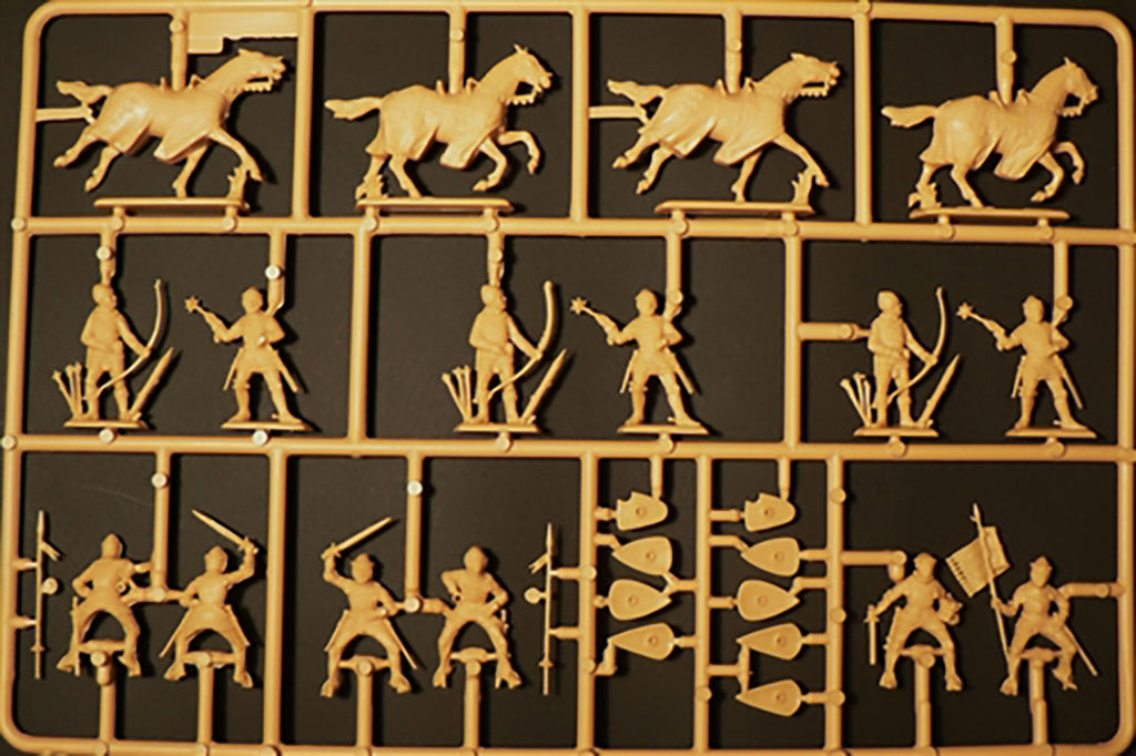 Italeri English Knights & Archers 100 years War 1:72 Scale Model Figures