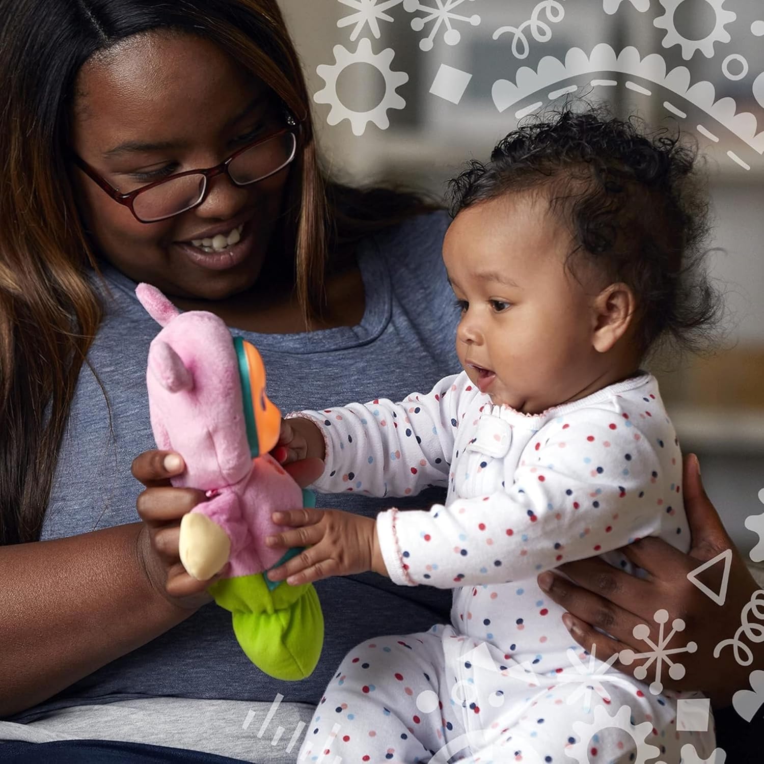 Playskool Lullaby Gloworm - Purple