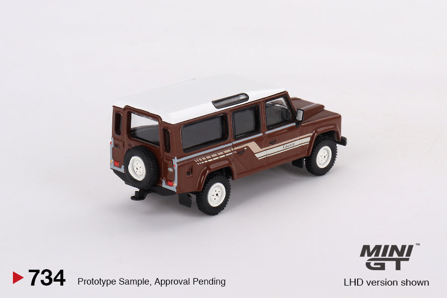 Mini GT Land Rover Defender 110 Brown 1:64 Scale