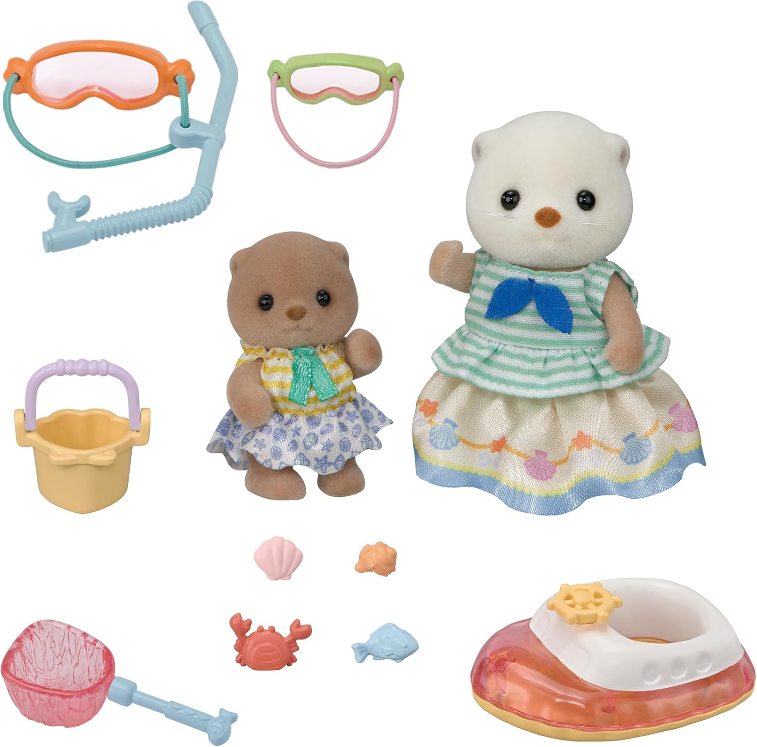 Sylvanian Sea Otter Sisters-Splashy Snorkel Set