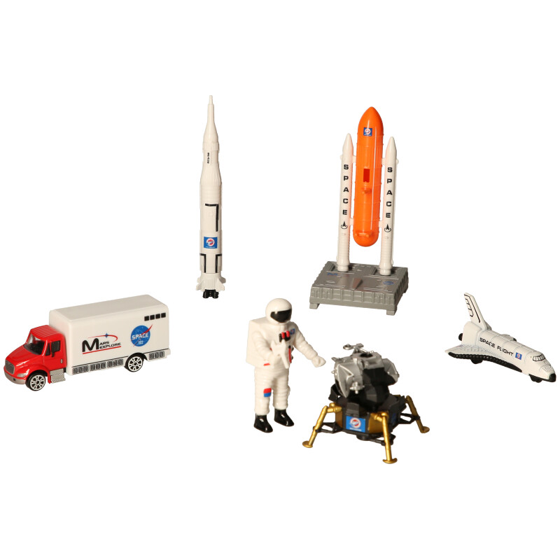 Space Mission Vehicles & Accessories Set