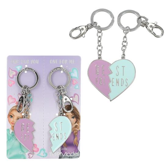 TOPModel Keyring Set Heart BFF