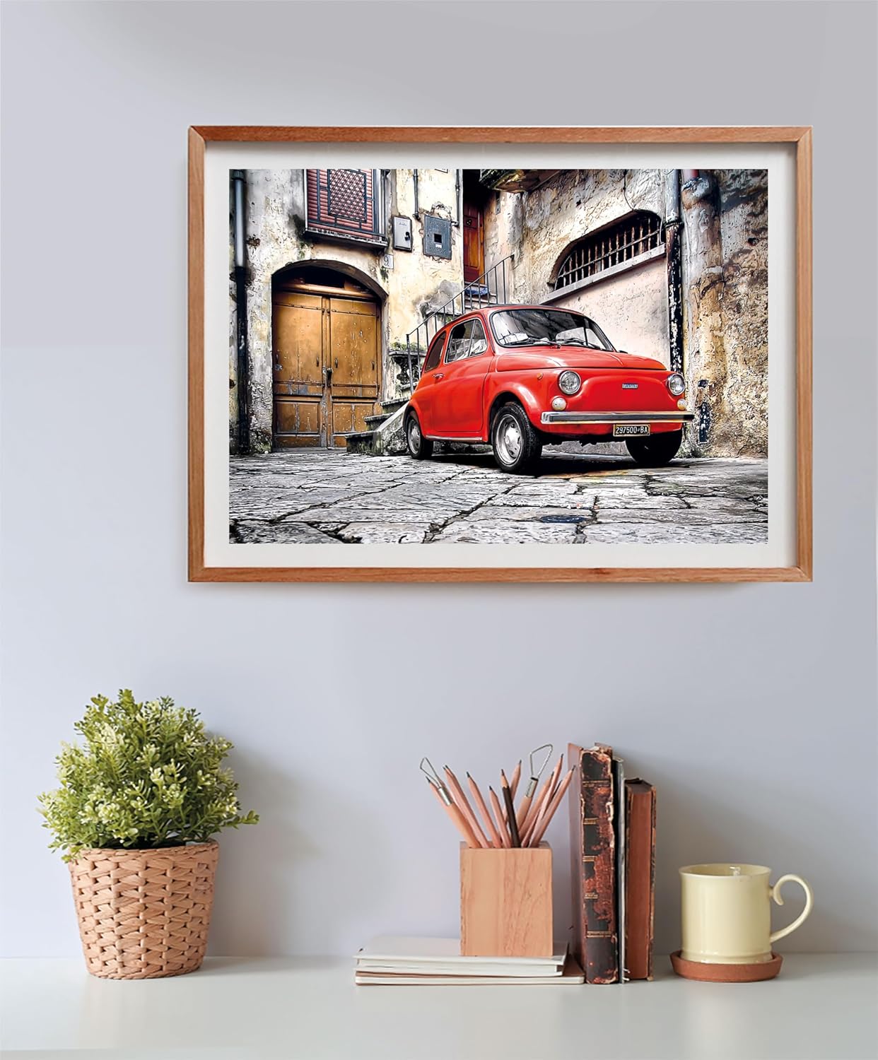 Clemintomi Fiat 500 High Quality 500 Piece Jigsaw