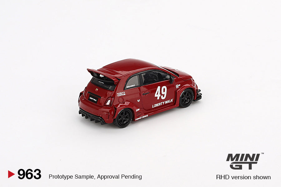 Mini GT Abarth 595 LB-Works X Abas 1:64 Die Cast