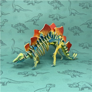 Easy to Assemble Stegosaurus 3D Wooden Puzzle