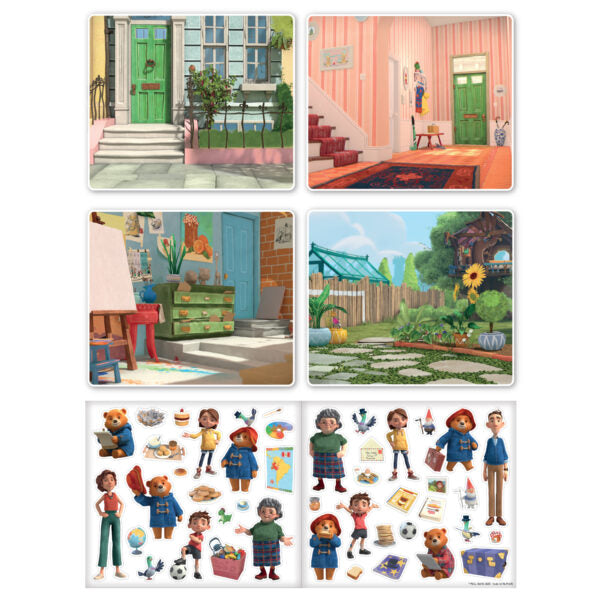 Paddington Bear Sticker Scene Set
