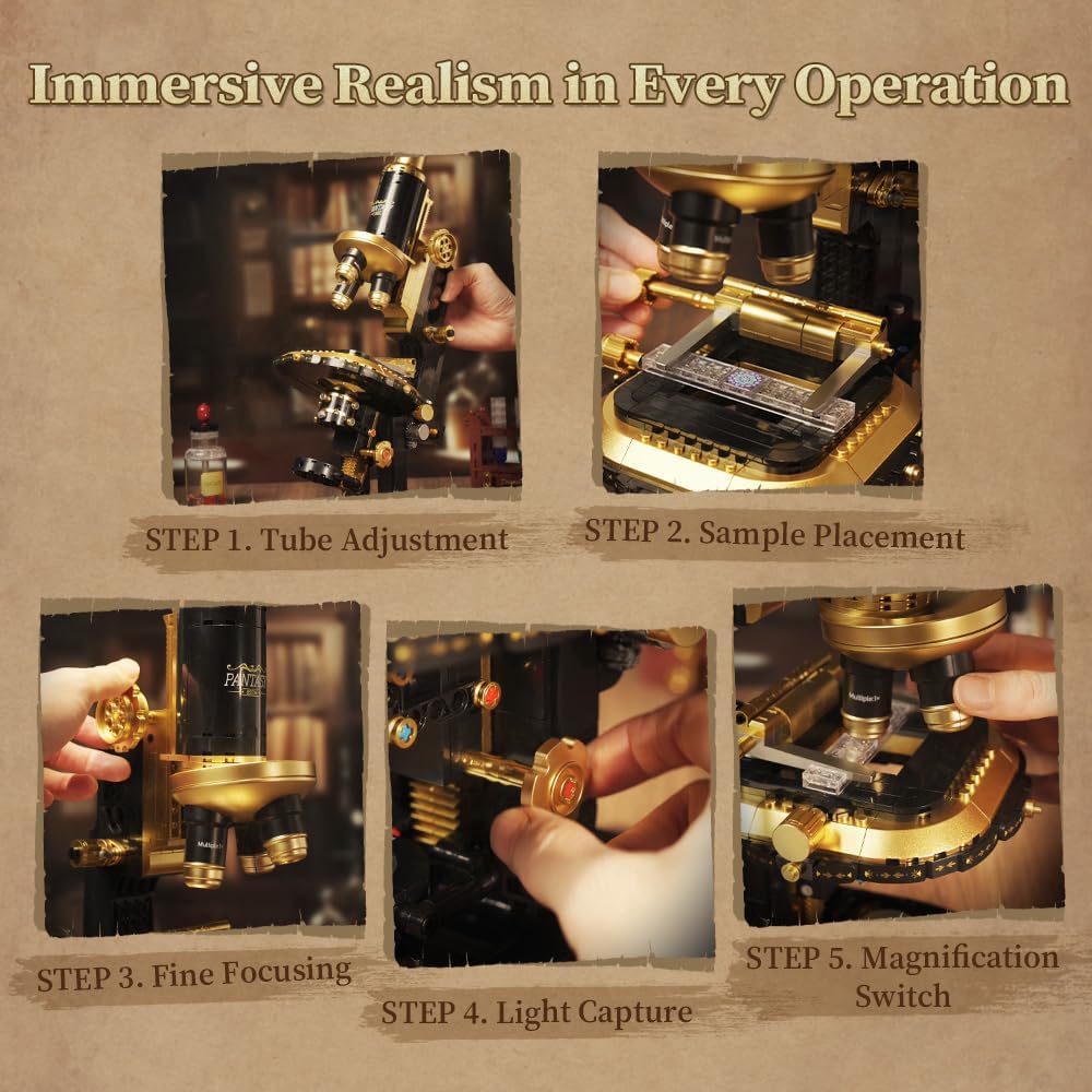 Pantasy Retro Collection: Microscope Brick Set