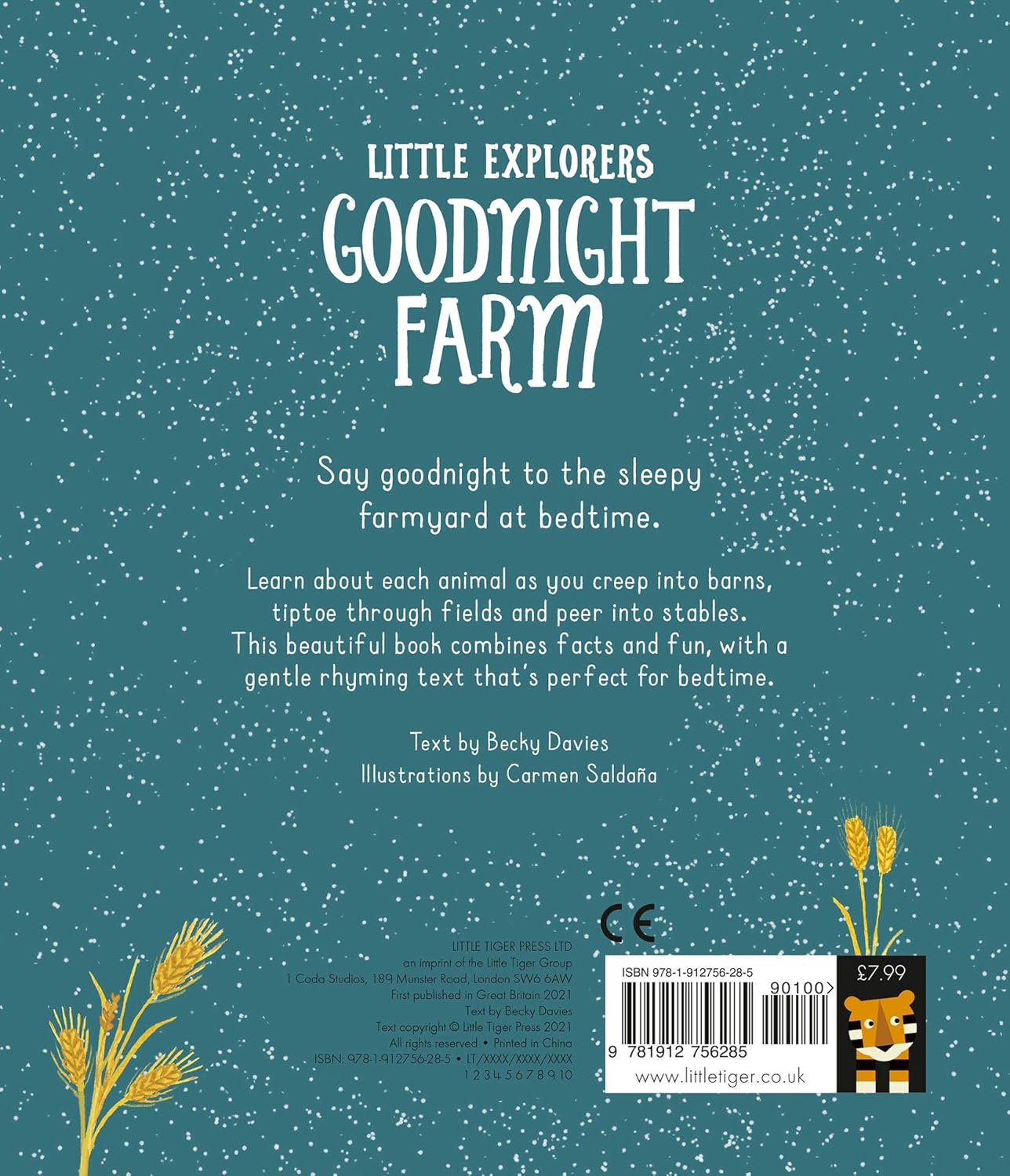 Little Explorers Goodnight Farm Peek Through Book