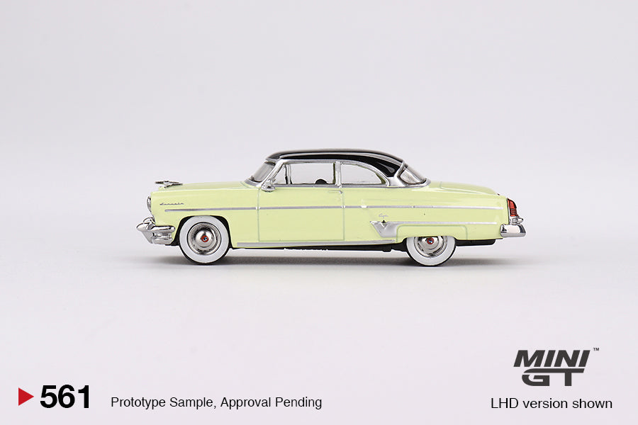 Mini GT 1/64 Lincoln Capri 1954 Premier Yellow LHD