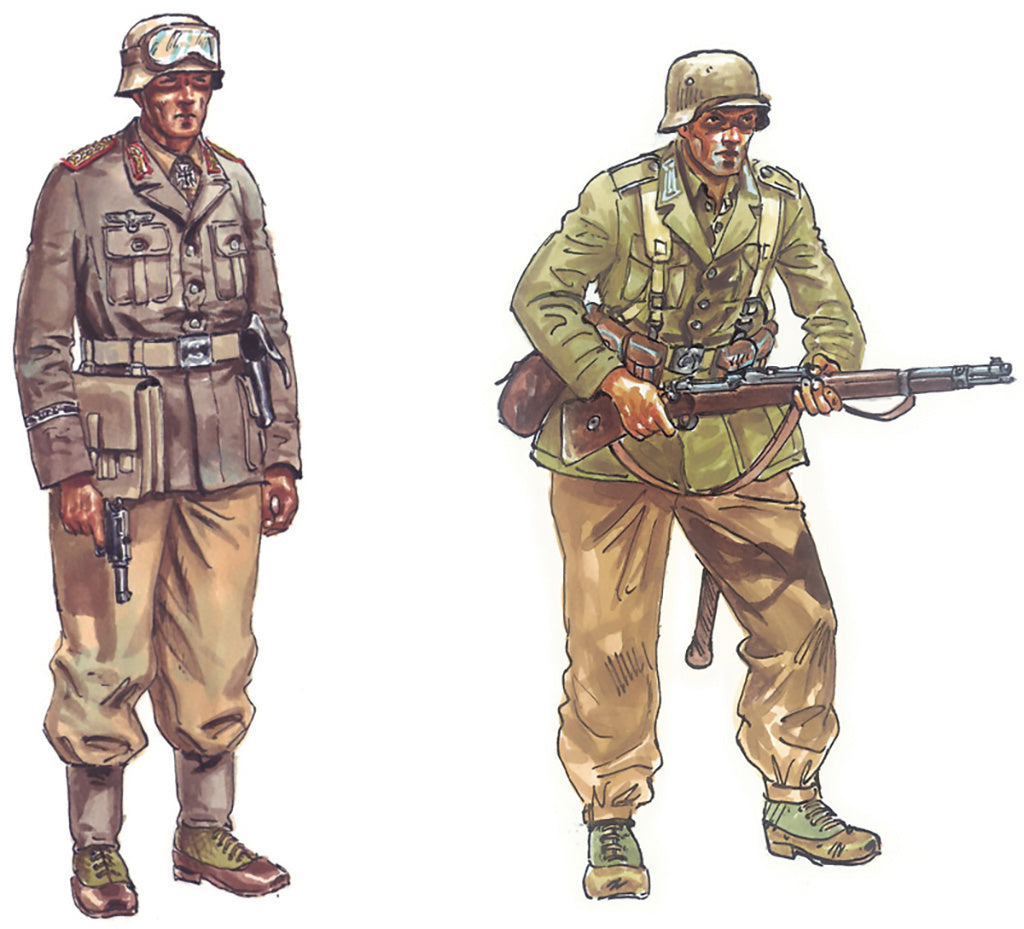 Italeri WW2 German Afrika 1:72 Scale Model Figures