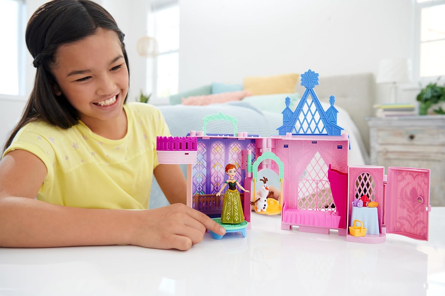 Mattel Disney Frozen Toys Anna Stackable Castle
