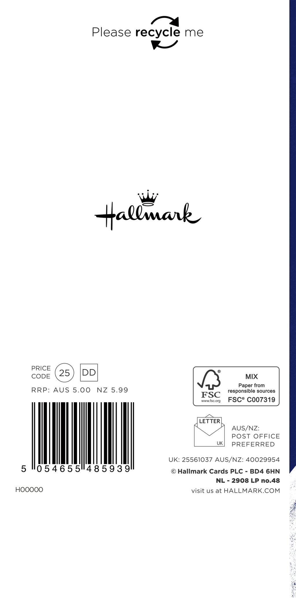 Hallmark Christmas Polar Friends Money Wallet Card