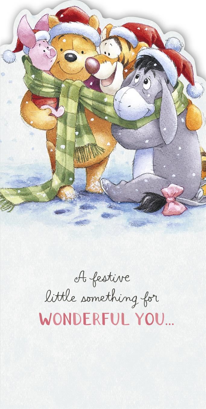 Hallmark Disney Pooh & Friends Money Wallet Card