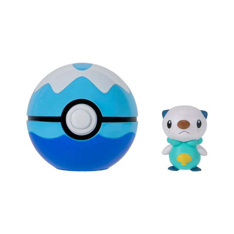 Pokemon Clip n Go Oshawott + Dive Ball