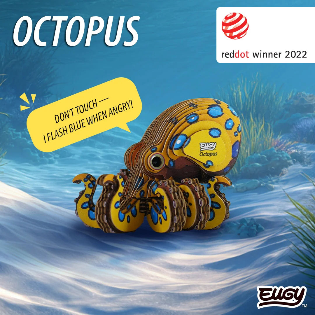 EUGY Octopus 3D Puzzle