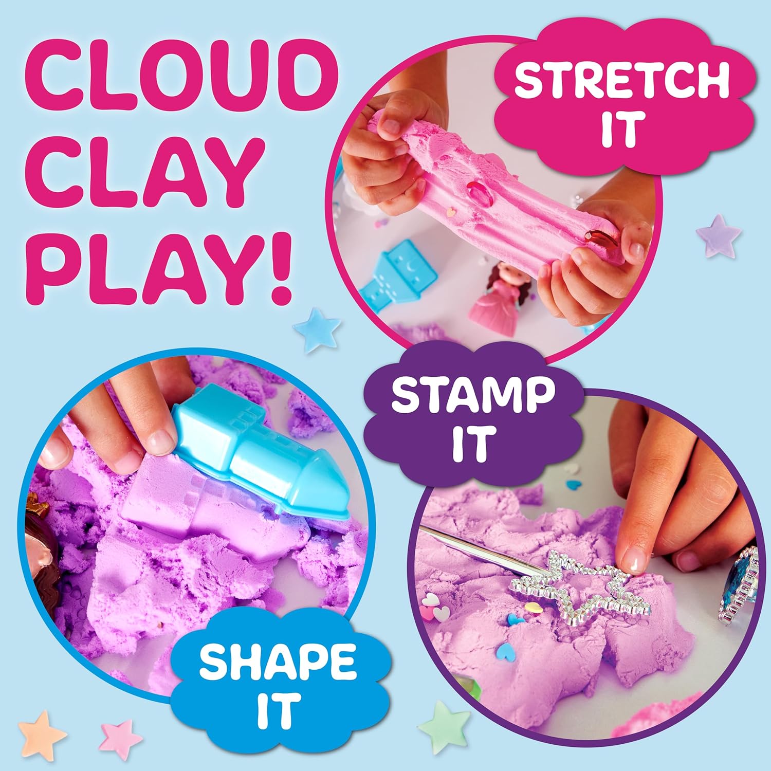 Stretchy Cloud Clay Princess Sensory Pack