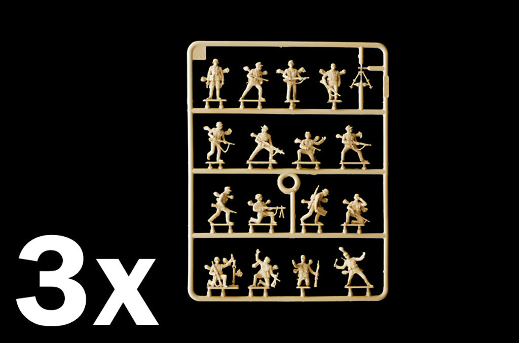 Italeri WW2 German Afrika 1:72 Scale Model Figures