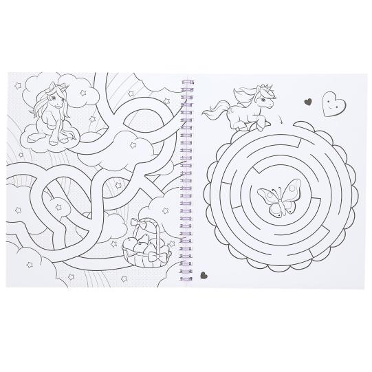 Ylvi Colouring Book With Unicorn