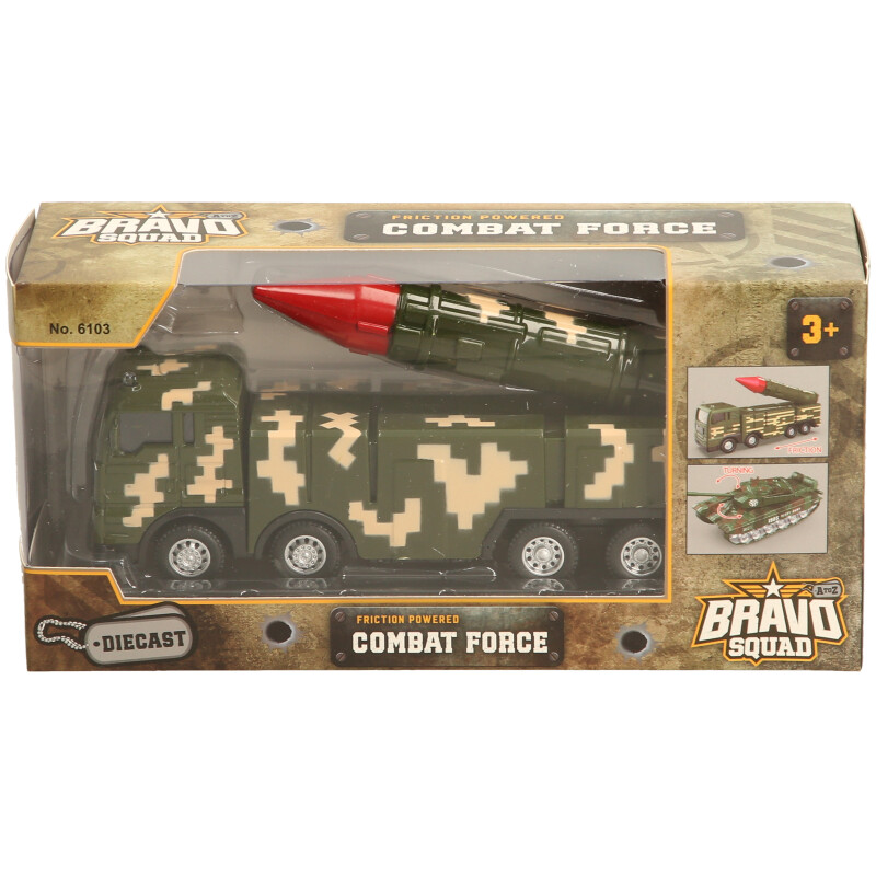 Combat Force Friction Powered Military Vehicles