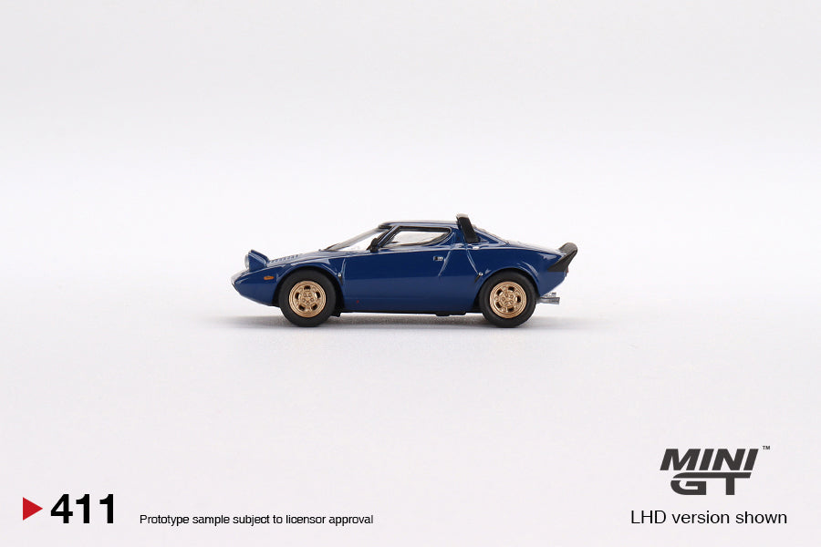 Mini GT Lancia Stratos HF Stradale Bleu