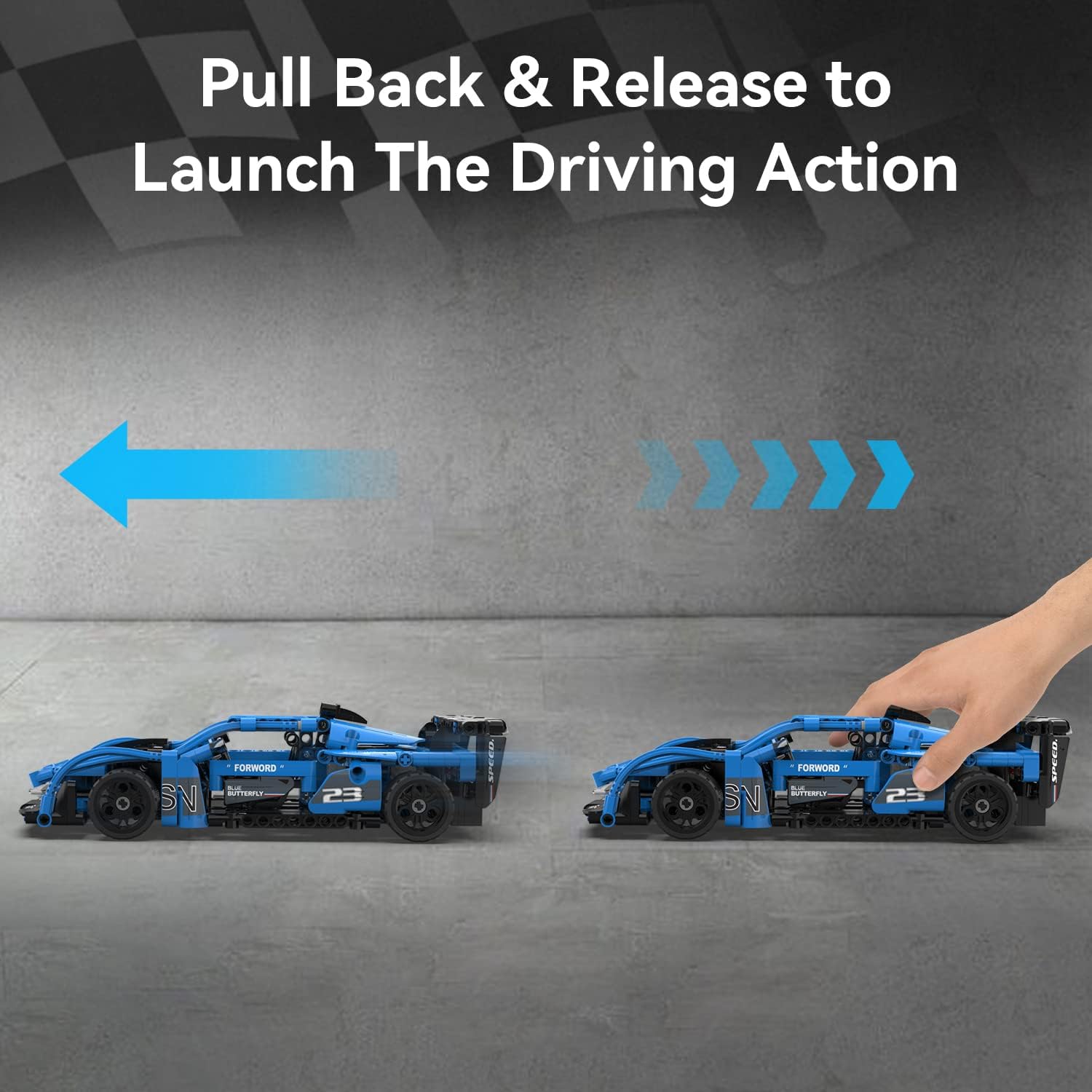 Cada Shadow Sports Car 380 Pce Construction Set