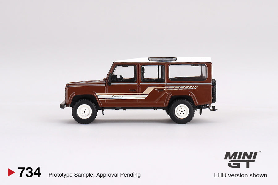 Mini GT Land Rover Defender 110 Brown 1:64 Scale