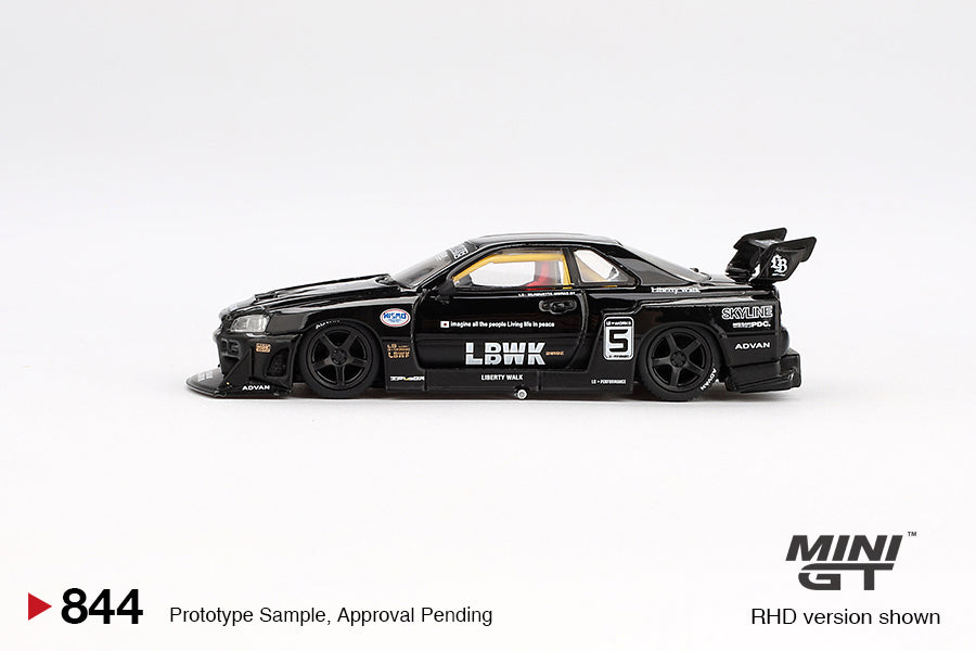 Mini GT Nissan LB-ER34 Super Silhoutette1:64 Scale