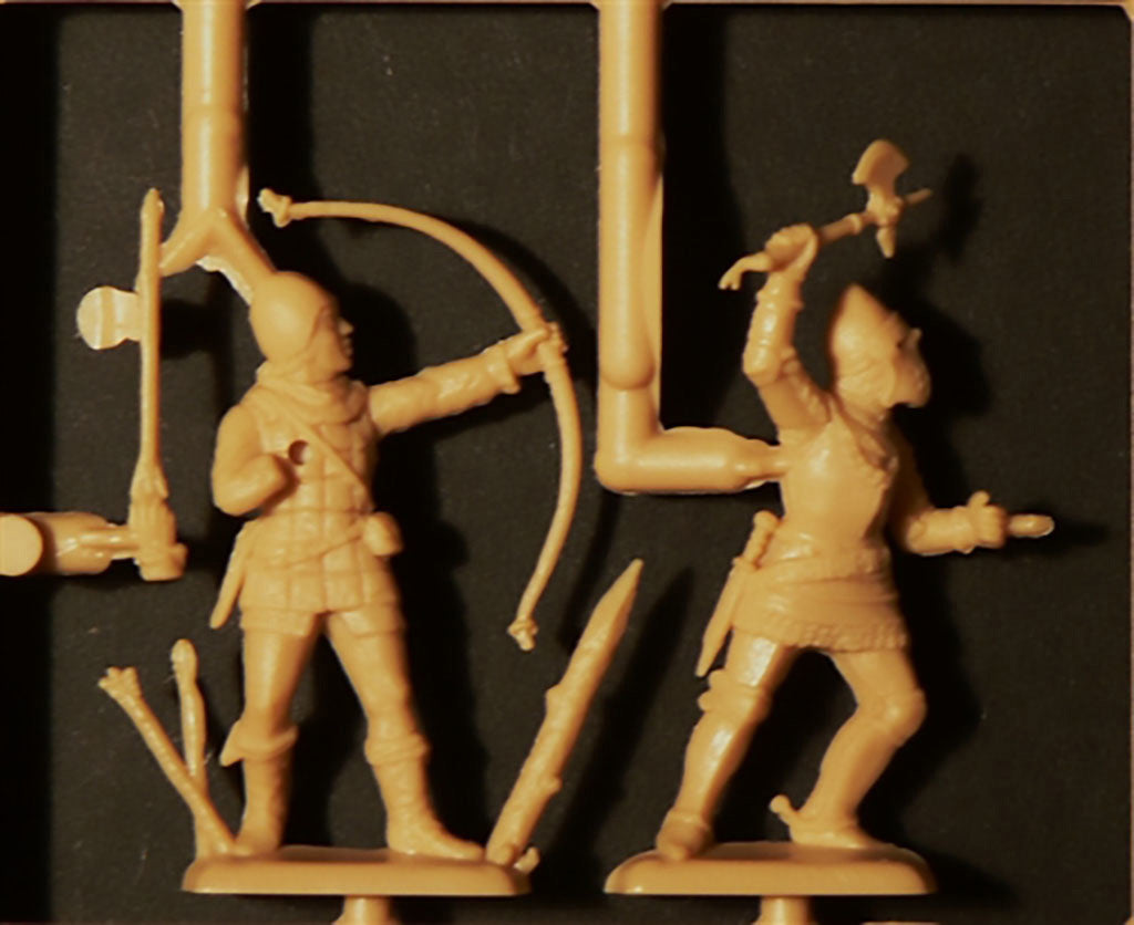 Italeri English Knights & Archers 100 years War 1:72 Scale Model Figures