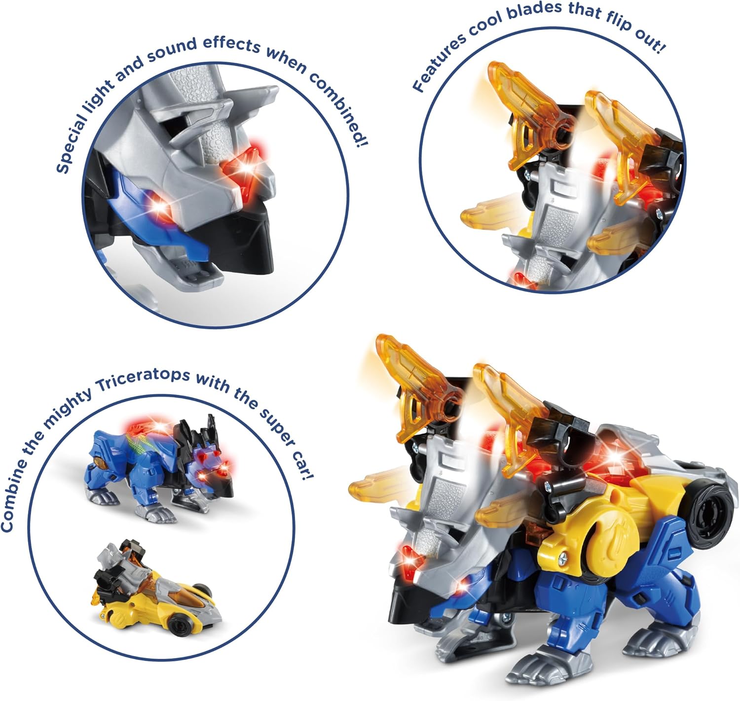 VTech Switch & Go Dinos Thorn The Triceratops