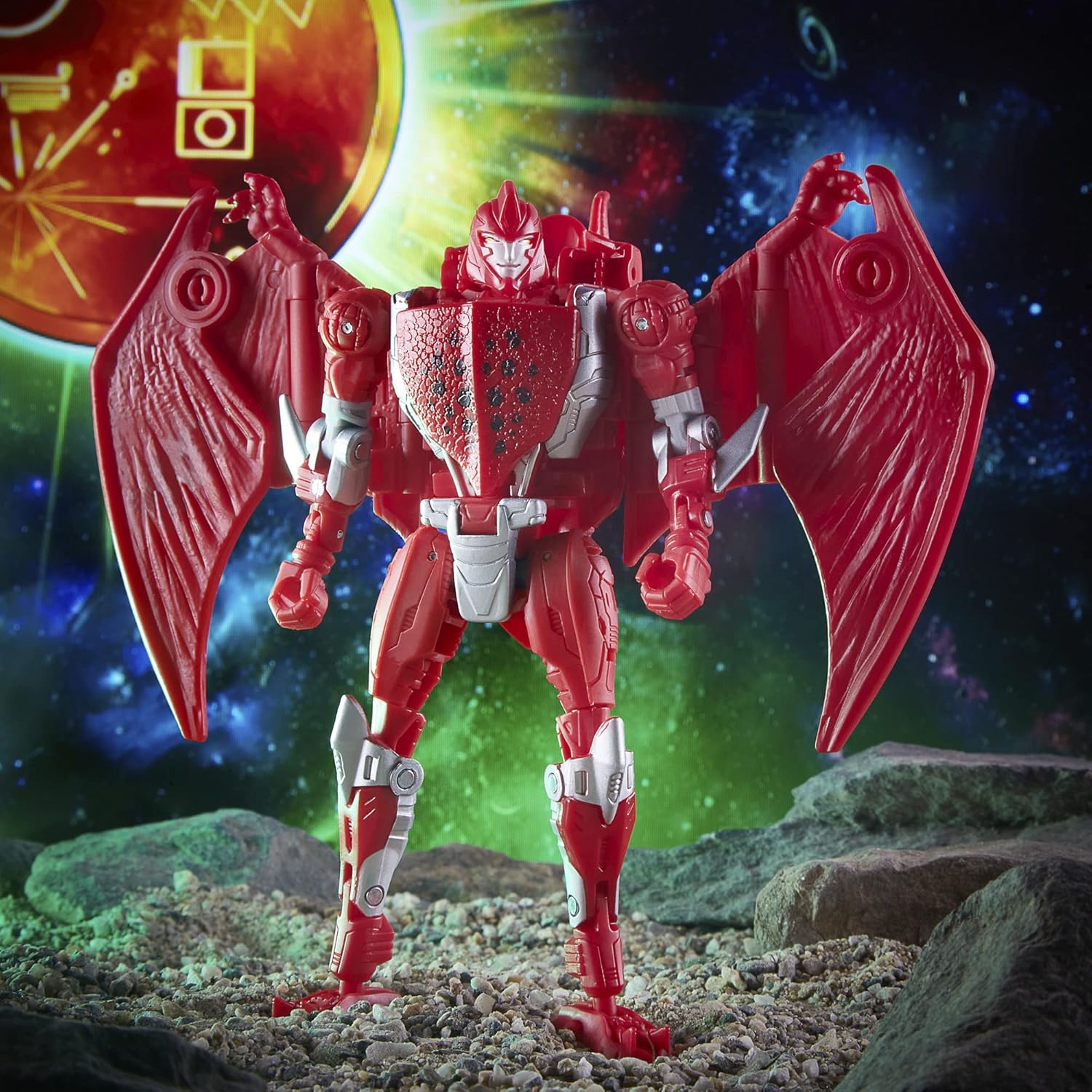 Transformers Kingdom of Cybertron Trilogy Terrorsaur Golden Disk Collection