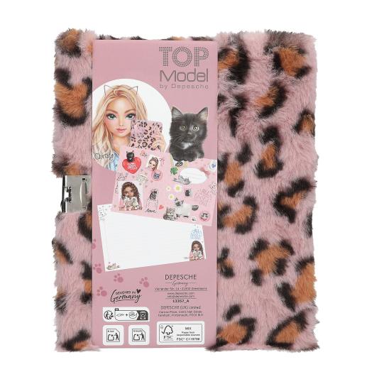 TOPModel COSY CAT Diary With Lock