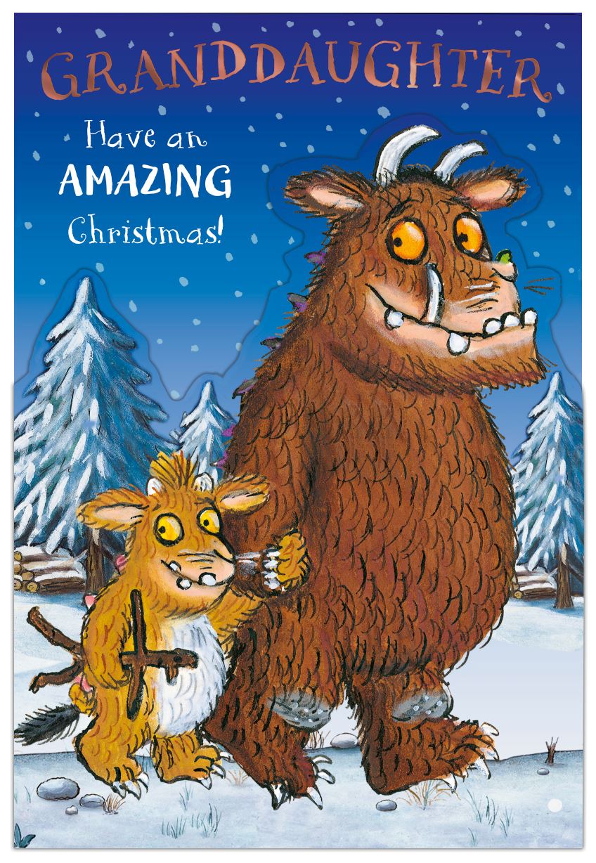 Hallmark The Gruffalo Granddaughter Christmas Card