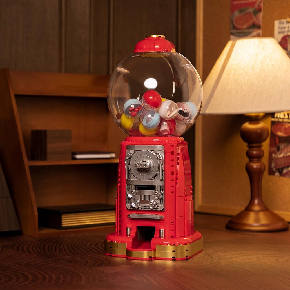 Pantasy Retro Collection: Gumball Machine Brick Construction Set