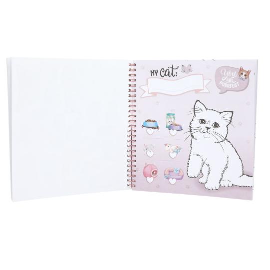 Create Your TOPModel Kitty Colouring Book