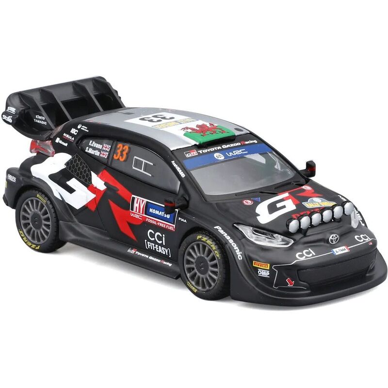 Bburago Toyota GR Yaris Rally 1 Hybrid 1:43 Scale