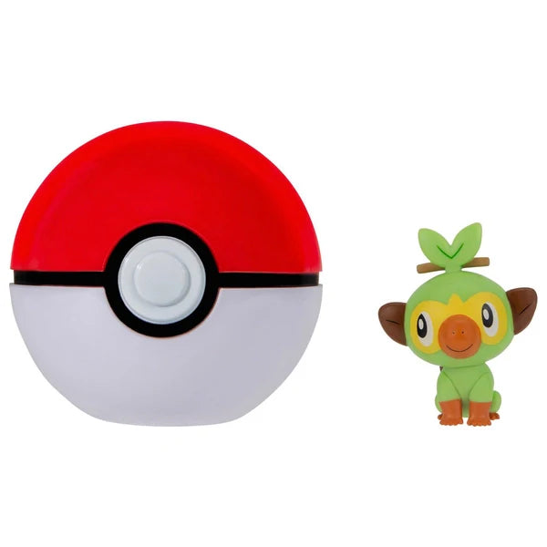 Pokemon Clip n Go Grookey + Poke Ball