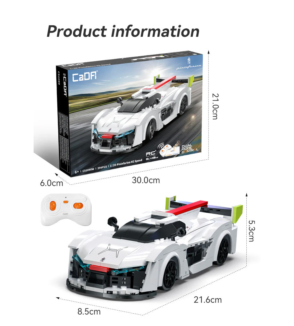 Cada Pininfarina H2 296 Piece Radio Controlled Construction Set