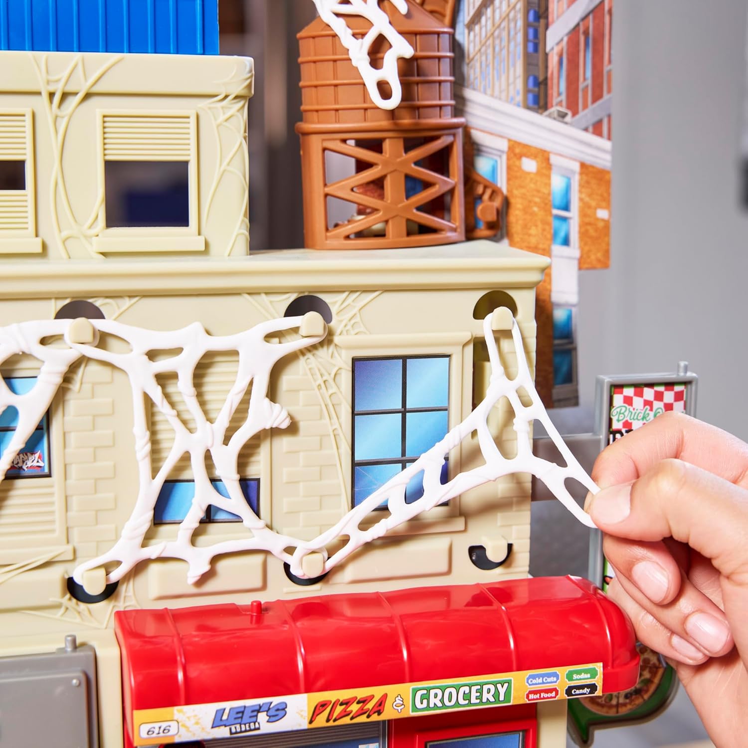 Spider-Man Venom Versus Web Slinging City Playset