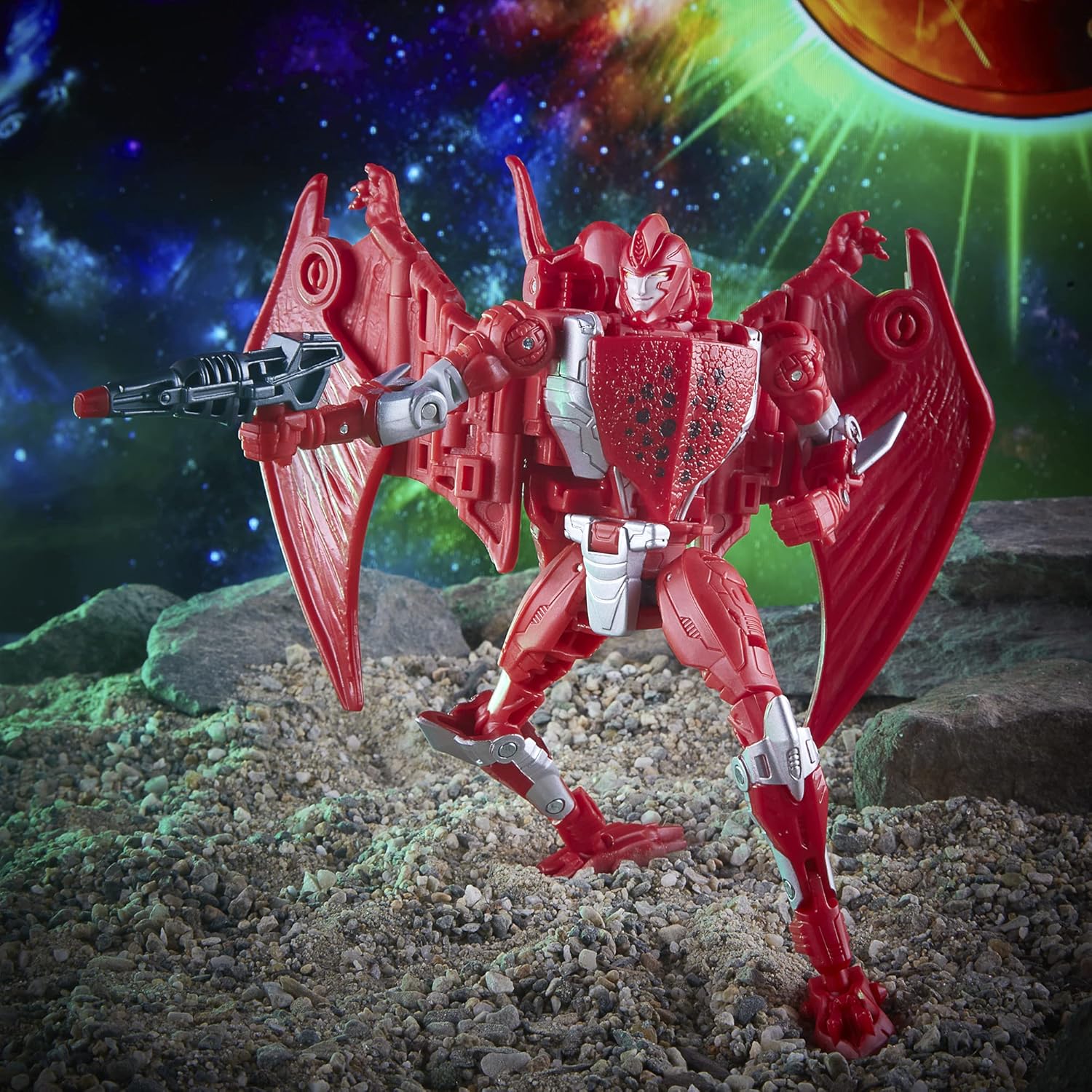 Transformers Kingdom of Cybertron Trilogy Terrorsaur Golden Disk Collection